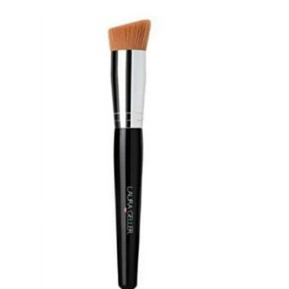 Laura Geller Black and Silver Angled Foundation Brush New - Picture 1 of 3